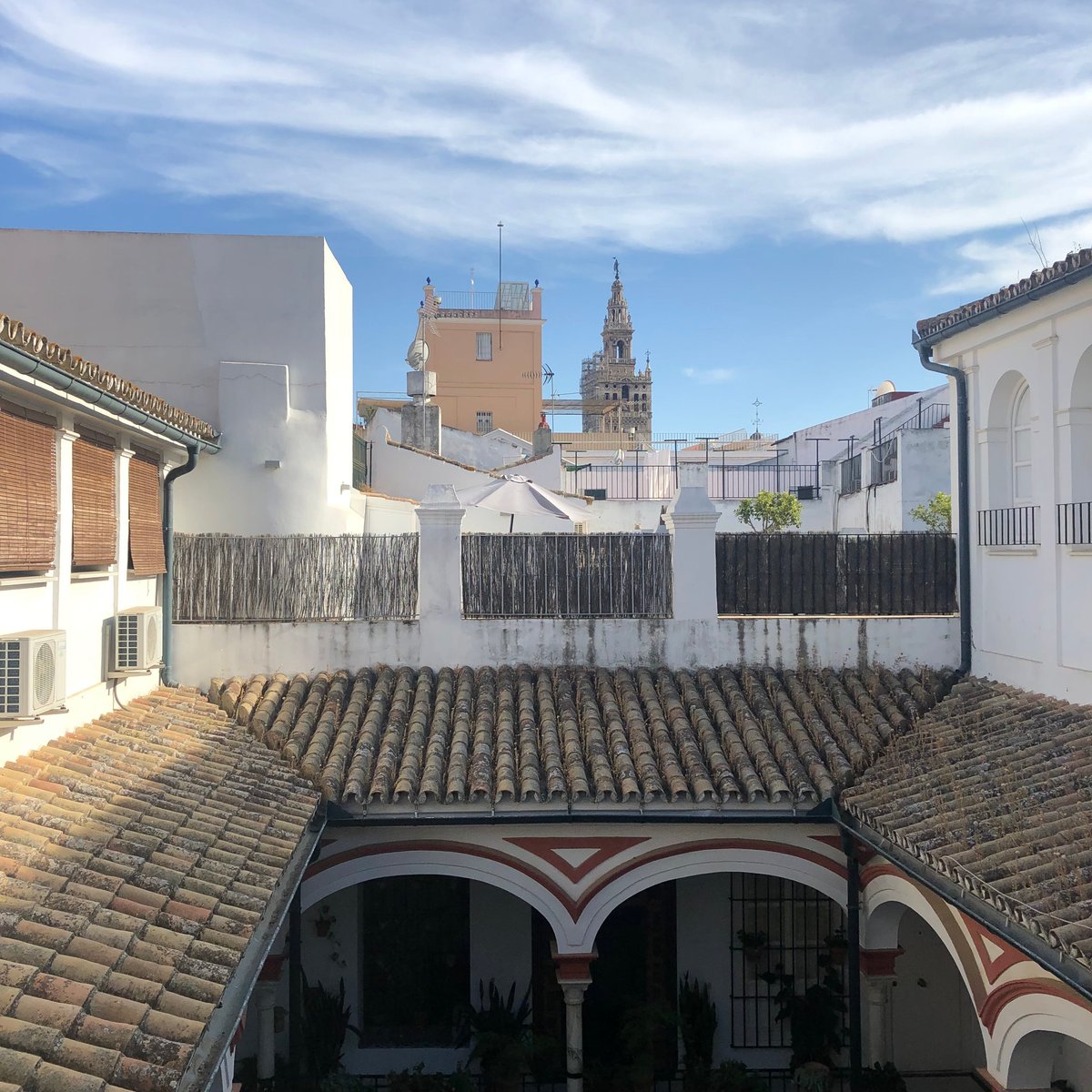 View from our room in Seville